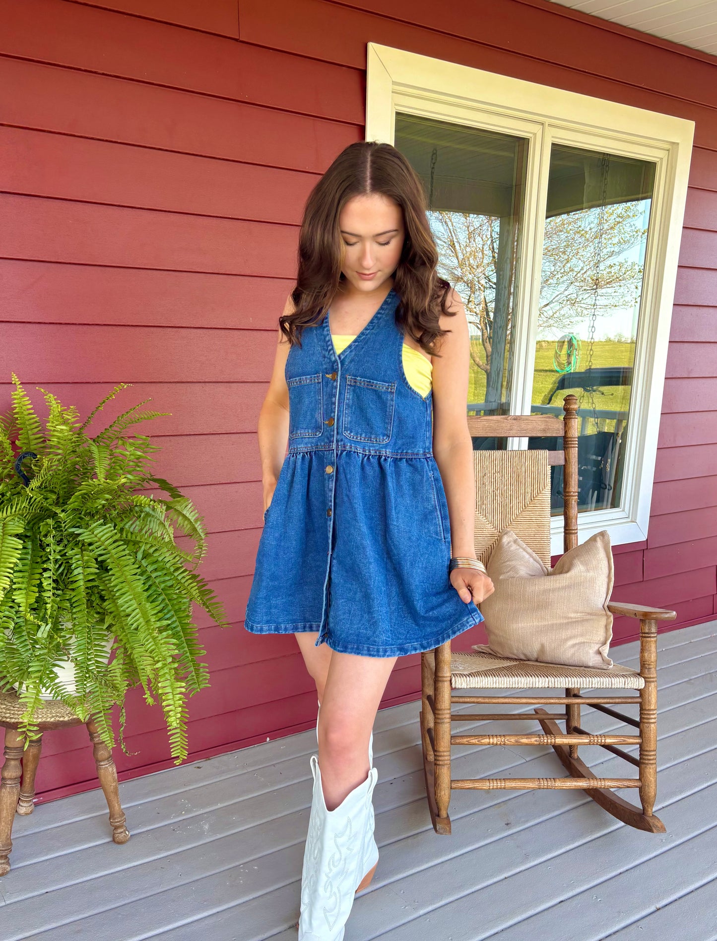 Blue Jean Baby Dress