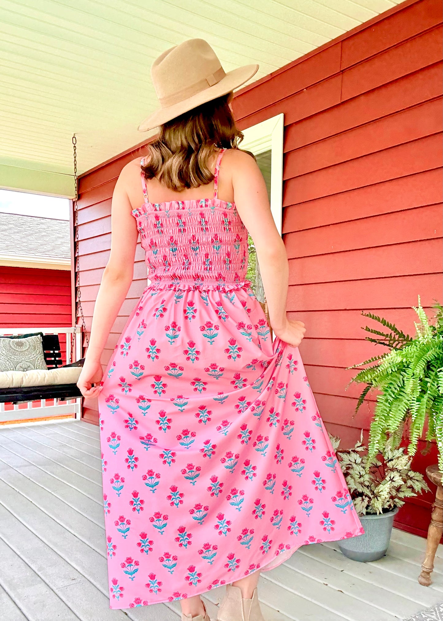 Flower Girl Maxi Dress | Pink
