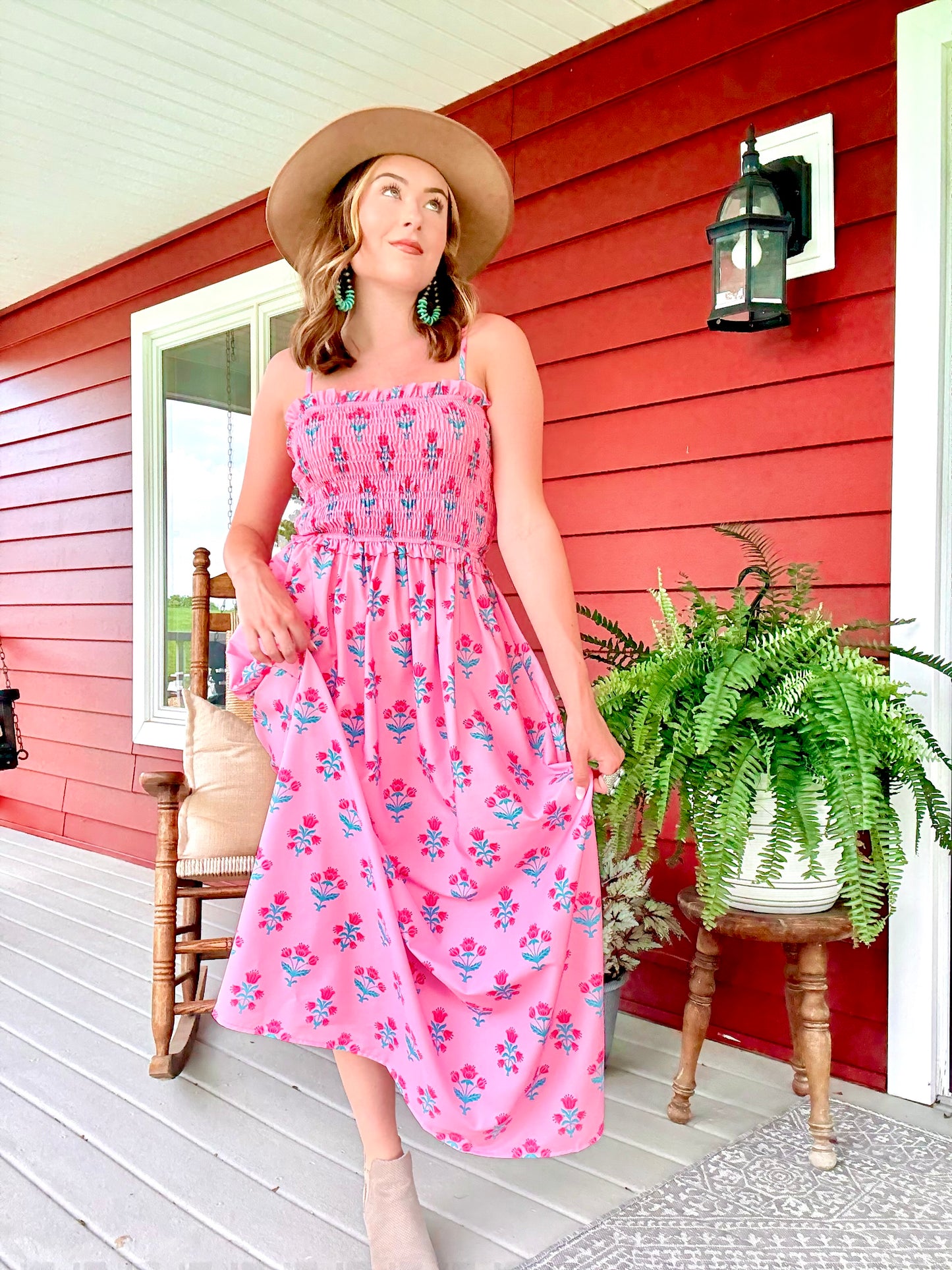 Flower Girl Maxi Dress | Pink
