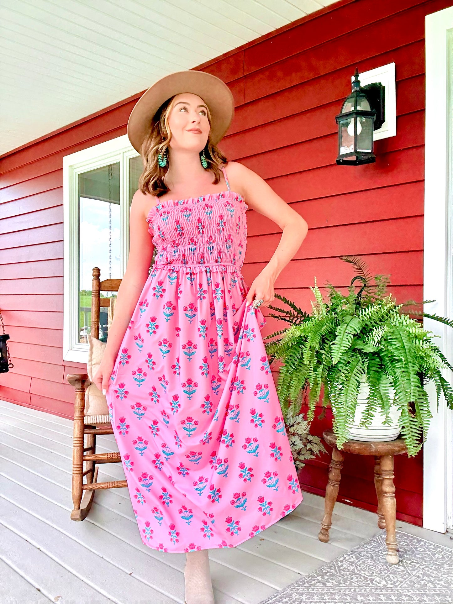 Flower Girl Maxi Dress | Pink