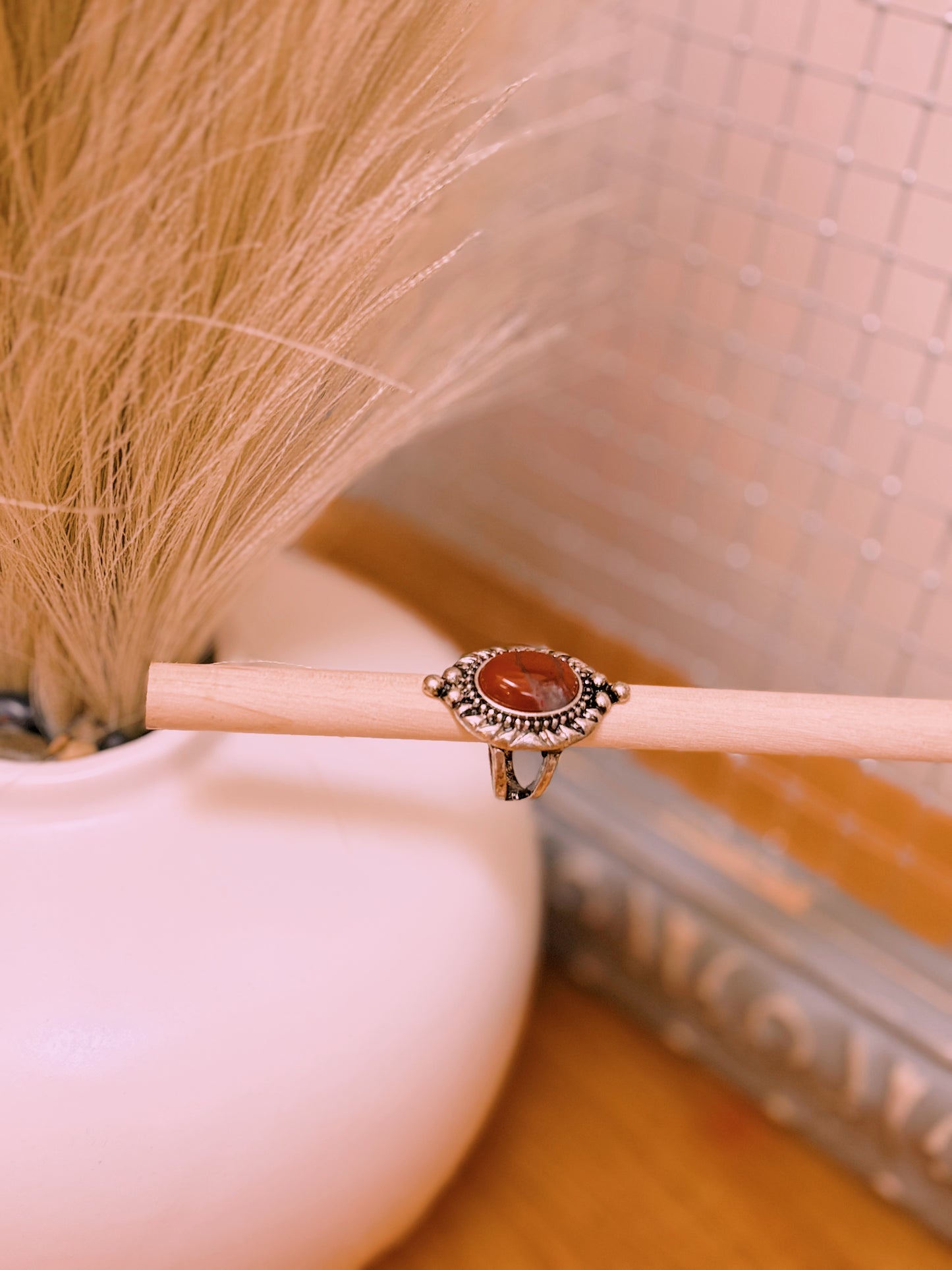 Rust Stone Ring | Burnt Orange