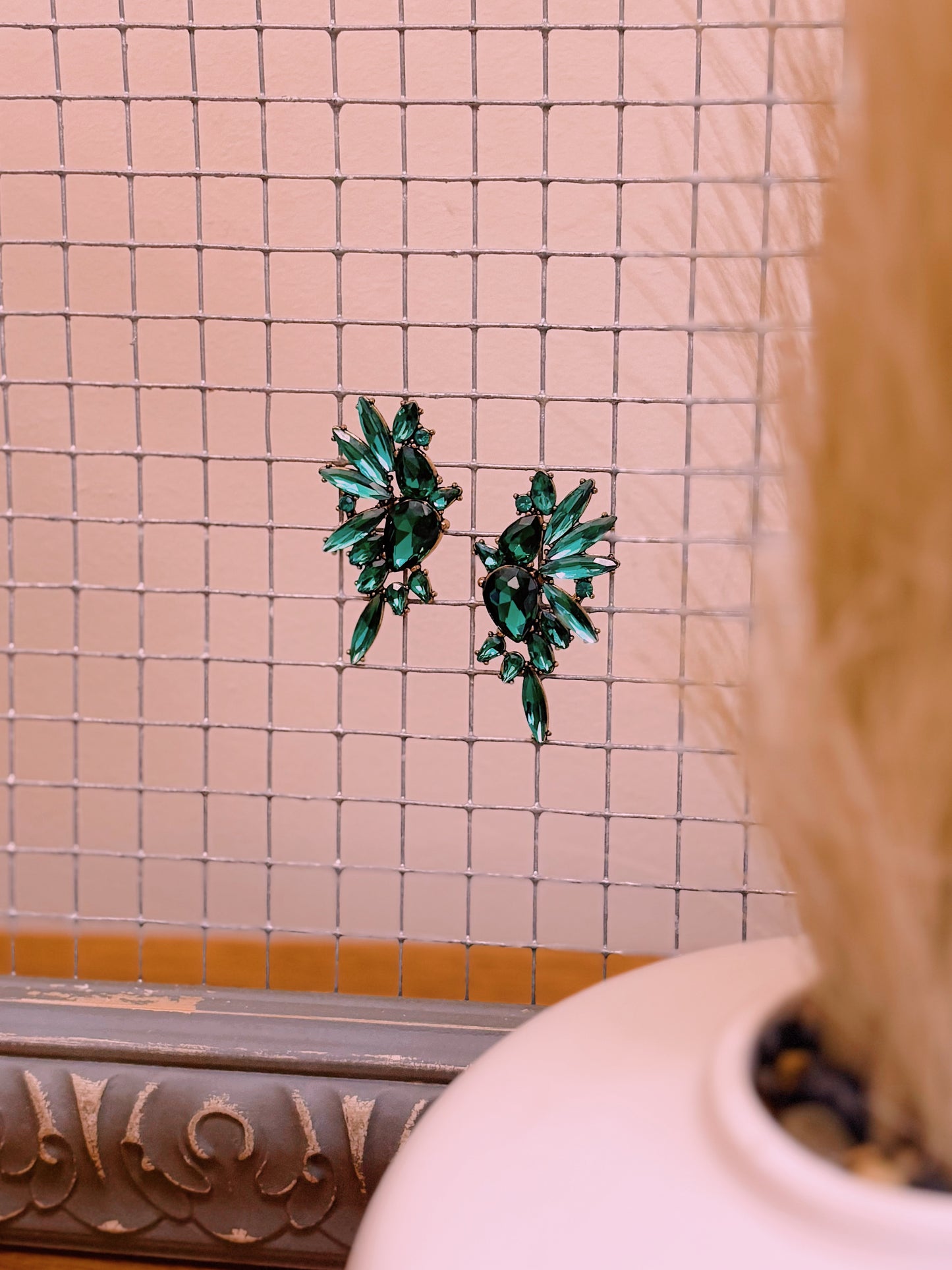 Emerald Earrings | Green