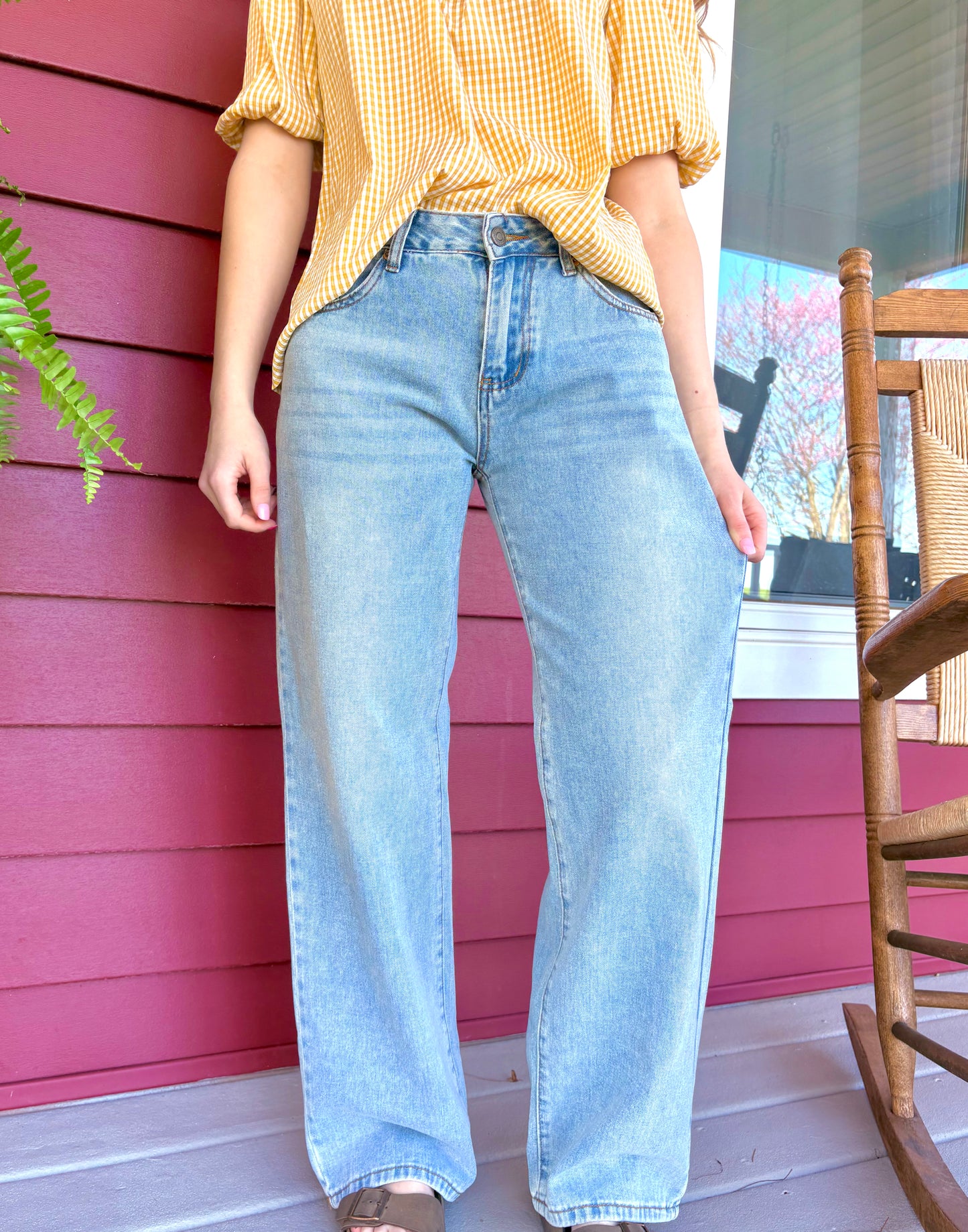 Low Rise Boyfriend Jeans