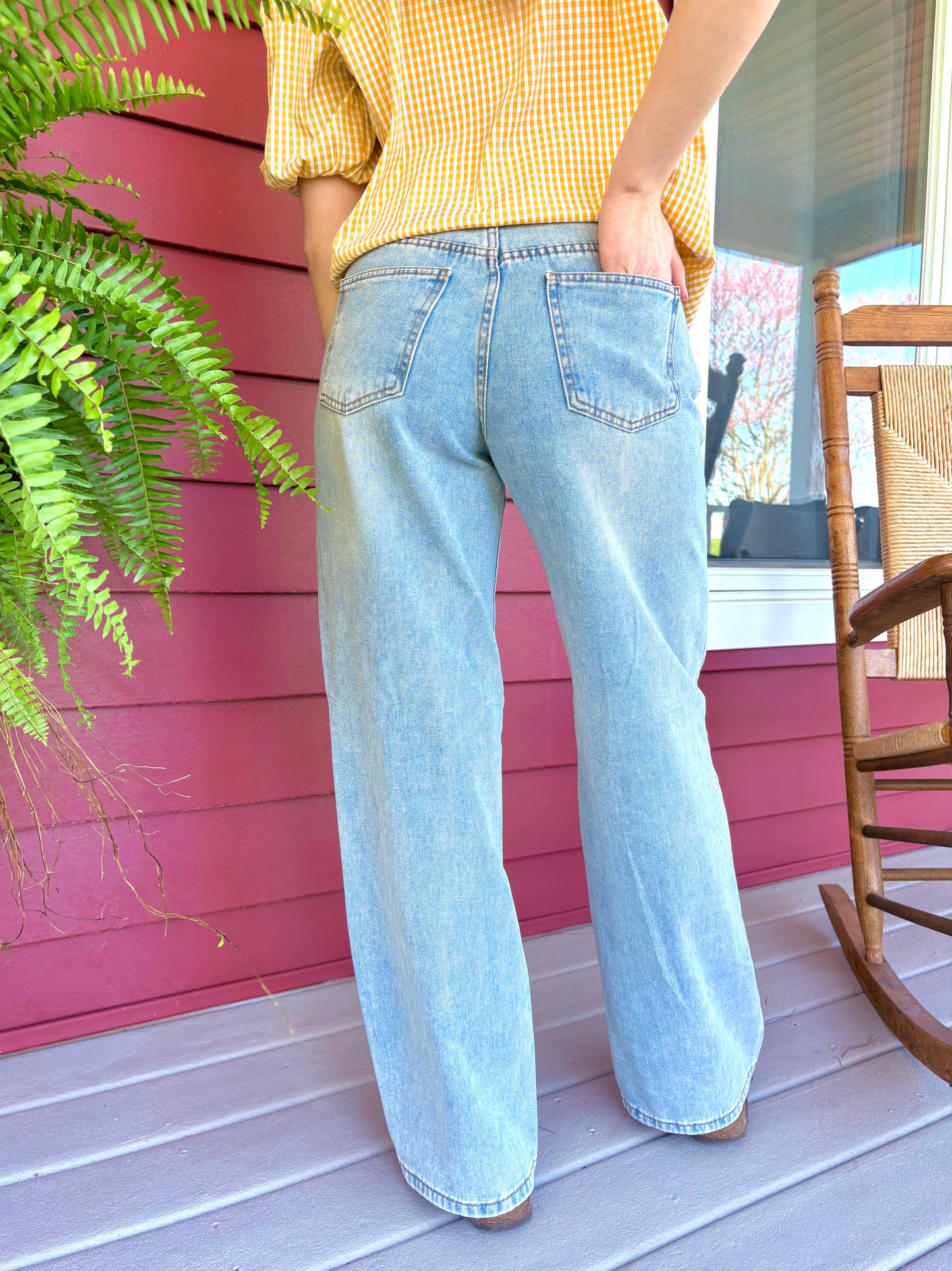 Low Rise Boyfriend Jeans