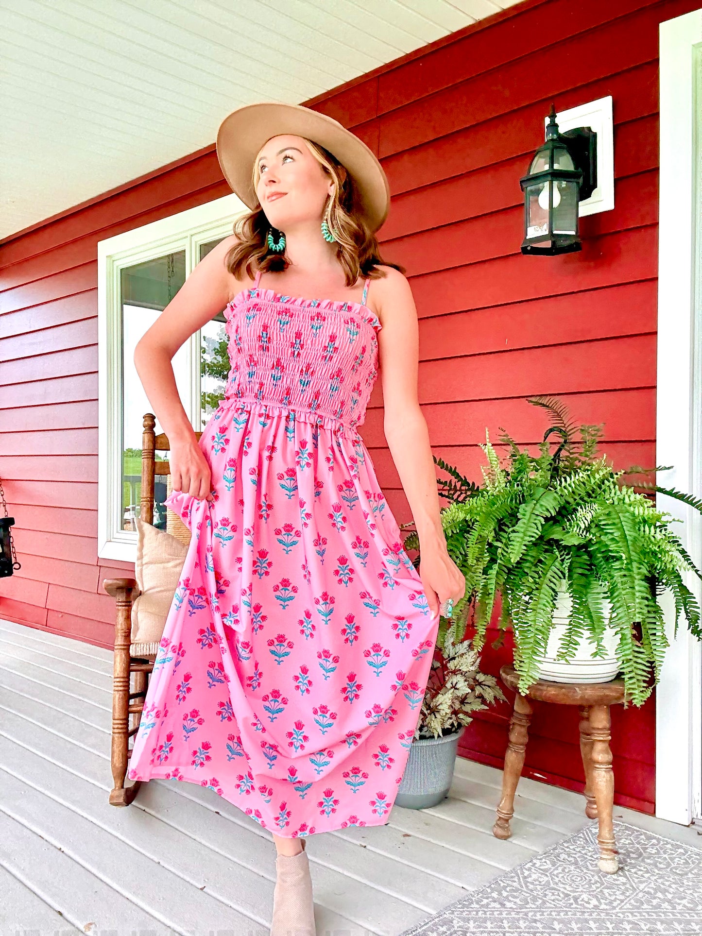 Flower Girl Maxi Dress | Pink