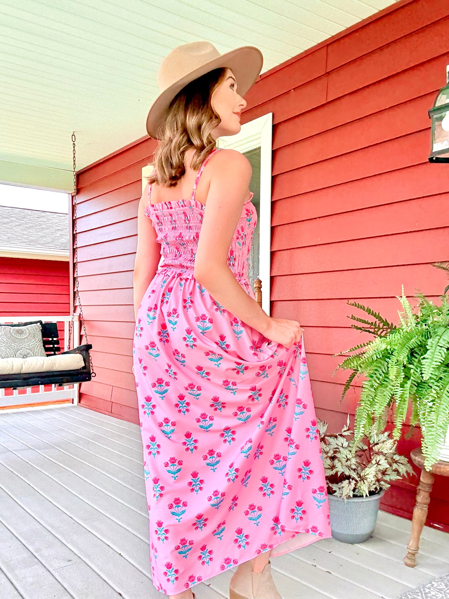 Flower Girl Maxi Dress | Pink