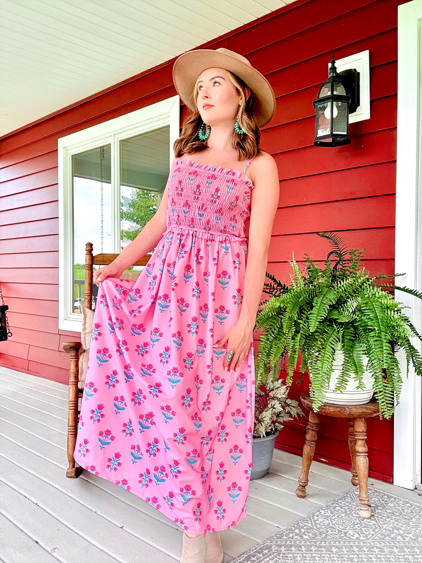 Flower Girl Maxi Dress | Pink