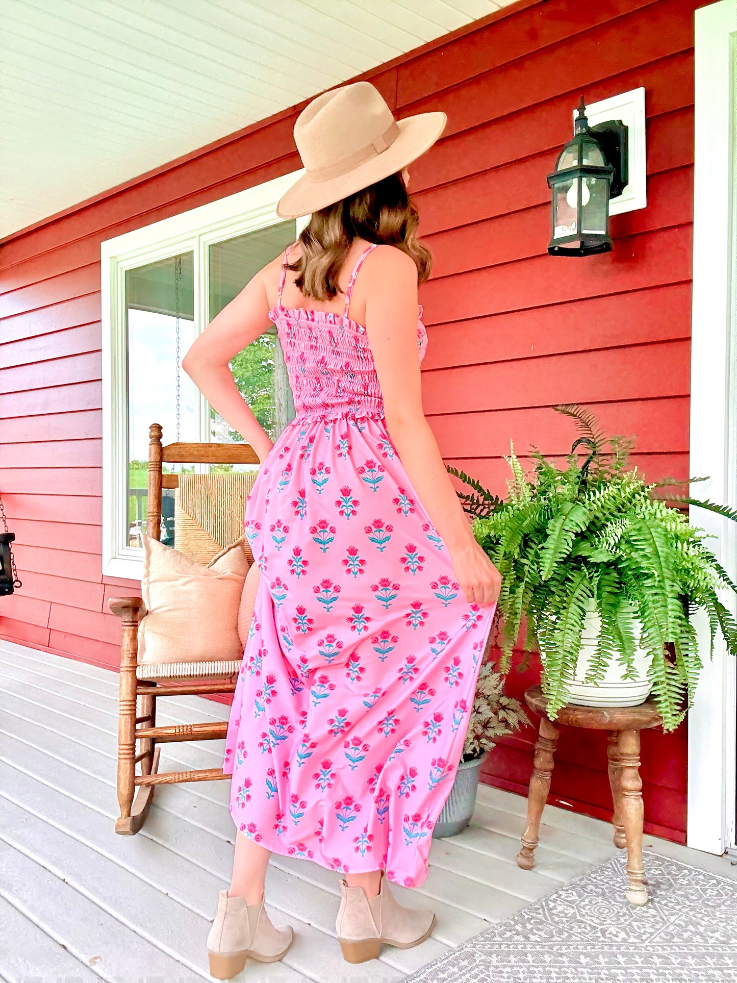 Flower Girl Maxi Dress | Pink