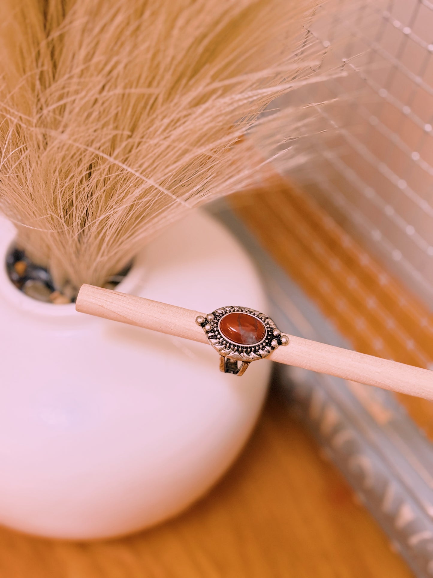 Rust Stone Ring | Burnt Orange