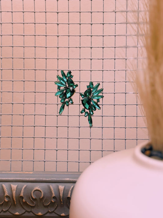 Emerald Earrings | Green