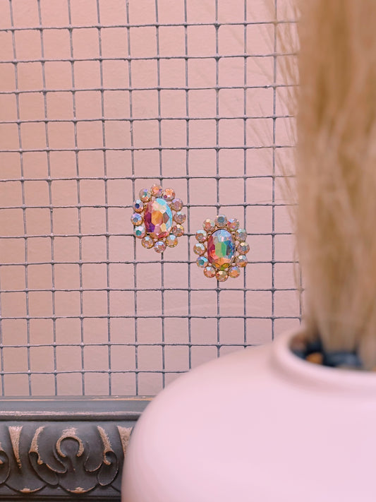Glamor Stud Earrings | Iridescent