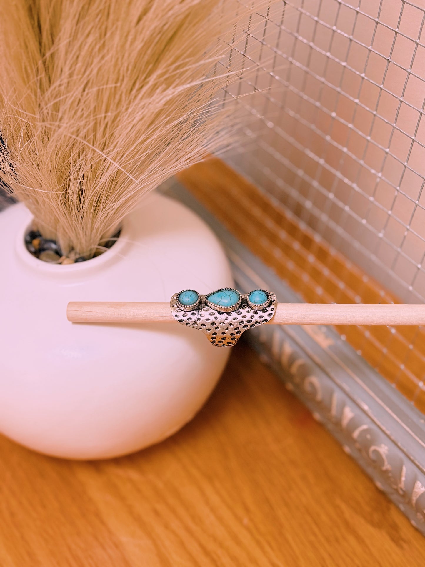 The Lara Ring | Turquoise & Silver