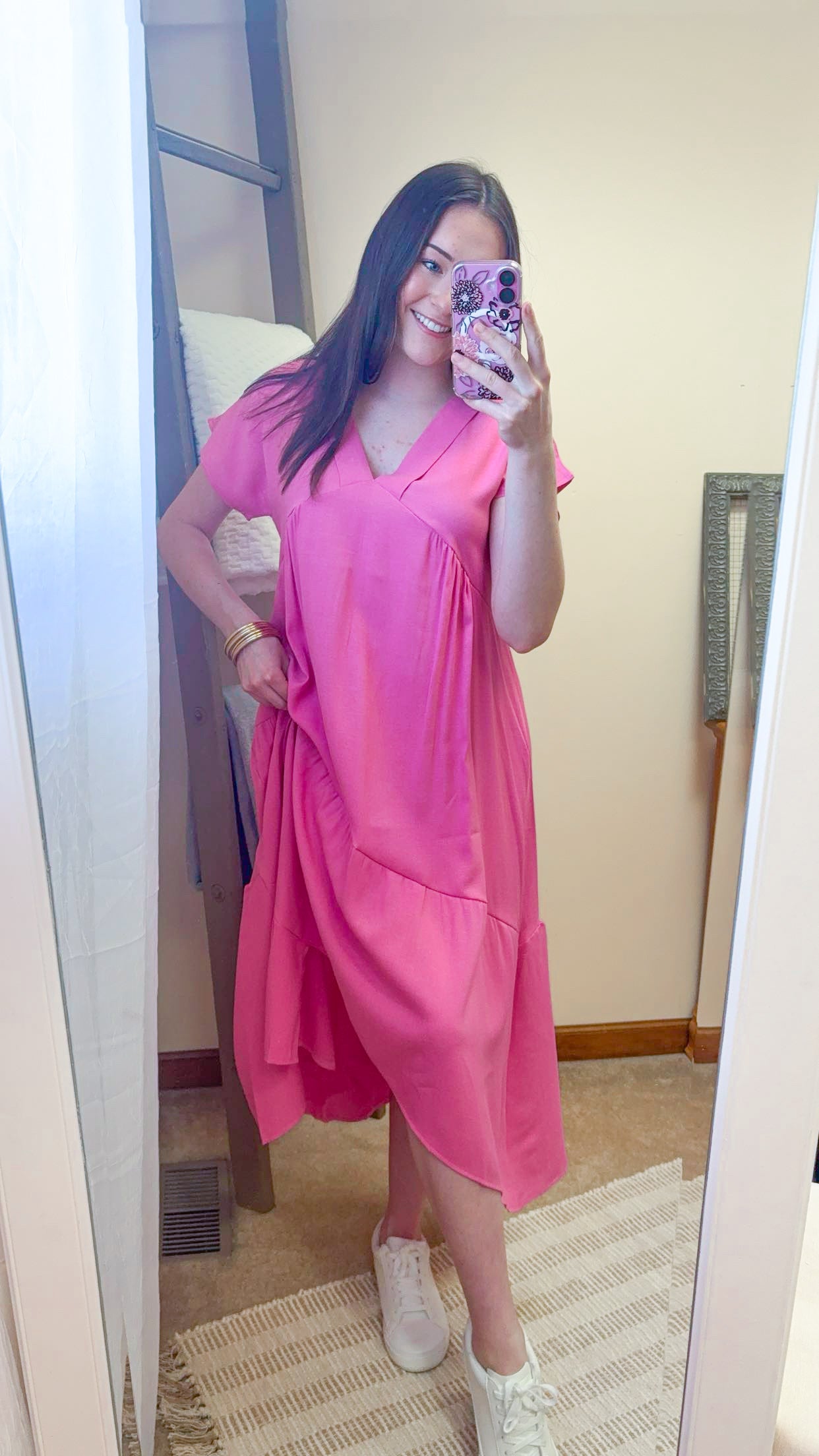 Pink Asymmetrical Dress